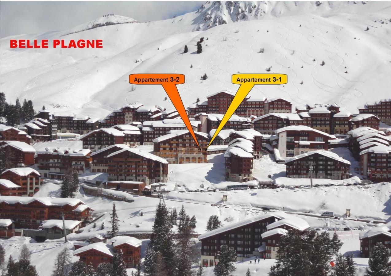 Belle Plagne 1 Appart 6 Pers Du Dimanche Au Dimanche Ski Au Pieds La Plagne Exterior photo